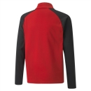 teamLIGA 1/4 Zip Top Jr Puma Red-Puma Black