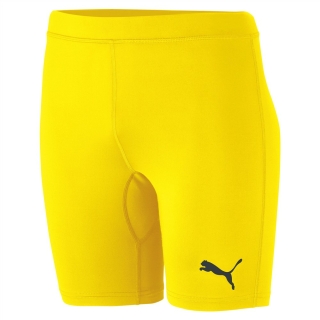 LIGA Baselayer Short Tight Cyber Yellow