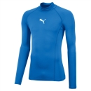 LIGA Baselayer Tee LS Warm Electric Blue Lemonade