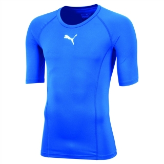 LIGA Baselayer Tee SS Electric Blue Lemonade