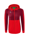 Six Wings Training Jacket with hood red/bordeaux