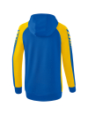 Six Wings Training Jacket with hood new royal/yellow