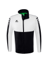 Six Wings Jacket with detachable sleeves black/white
