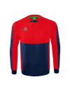 SIX WINGS Sweatshirt new navy/red