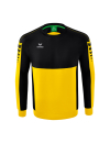 SIX WINGS Sweatshirt yellow/black