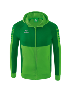Six Wings Trainingsjacke mit Kapuze green/smaragd L