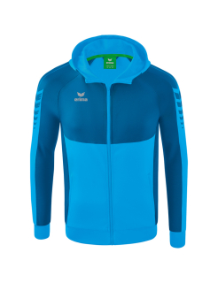 Six Wings Trainingsjacke mit Kapuze curacao/mykonos XL