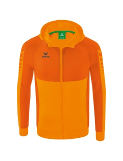 Six Wings Training Jacket with hood new orange/orange 140