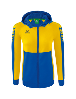 Six Wings Training Jacket with hood new royal/yellow 40