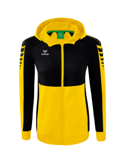 Six Wings Trainingsjacke mit Kapuze gelb/schwarz 40