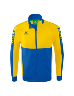 Six Wings Worker Jacke new royal/gelb L