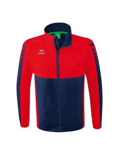 Six Wings Jacket with detachable sleeves new navy/red XL