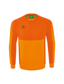 SIX WINGS Sweatshirt new orange/orange M