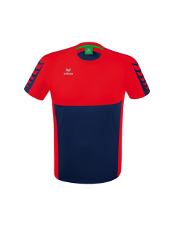 Six Wings T-Shirt new navy/rot XXL