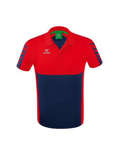 Six Wings Poloshirt new navy/rot L
