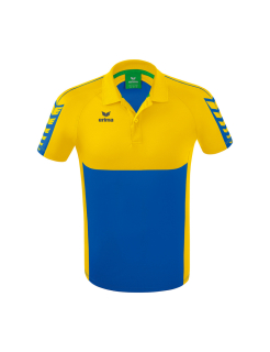 Six Wings Polo-shirt new royal/yellow L