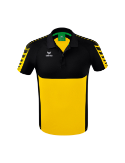 Six Wings Polo-shirt yellow/black L