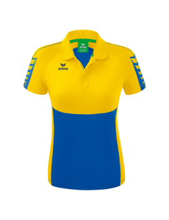 Six Wings Poloshirt new royal/gelb 34