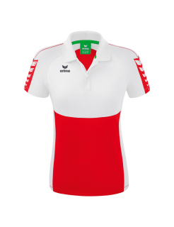Six Wings Poloshirt rot/weiß 44