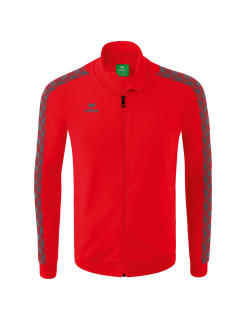 Essential Team Track Top Jacket red/slate grey XXL