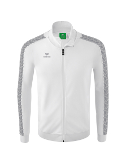 Essential Team Track Top Jacket white/monument grey M