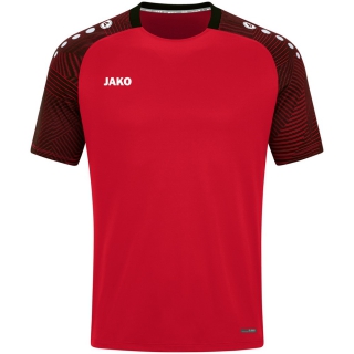 T-Shirt Performance rot/schwarz