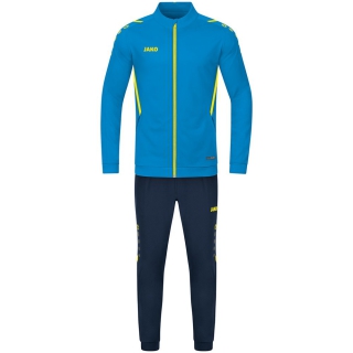 Trainingsanzug Polyester Challenge  JAKO blau/neongelb