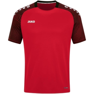 T-Shirt Performance rot/schwarz S