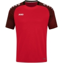 T-shirt Performance red/black S