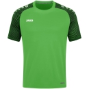 T-Shirt Performance soft green/schwarz S