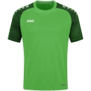 T-Shirt Performance soft green/schwarz XXL