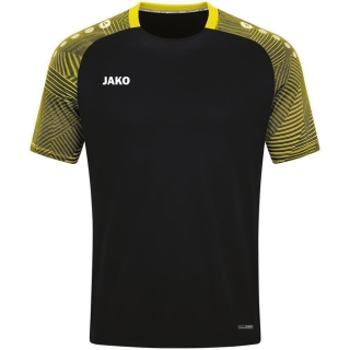 T-shirt Performance black/soft yellow 140