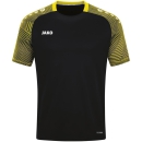 T-Shirt Performance schwarz/soft yellow L