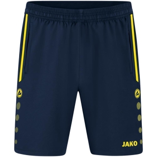 Shorts Allround seablue/neon yellow S