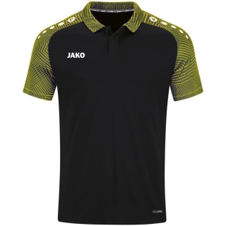 Polo Performance schwarz/soft yellow 3XL