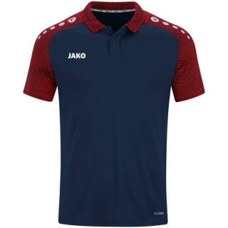 Polo Performance marine/rot 140