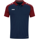 Polo Performance seablue/red L