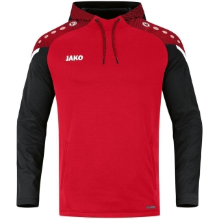 Hooded sweater Performance red/black 128