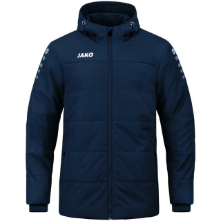 Coachjacke Team mit Kapuze marine XL