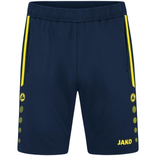 Training shorts Allround seablue/neon yellow 36