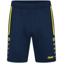 Training shorts Allround seablue/neon yellow L