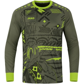 GK Jersey Tropicana khaki/neon green 164