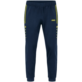 Polyester trousers Allround seablue/neon yellow S