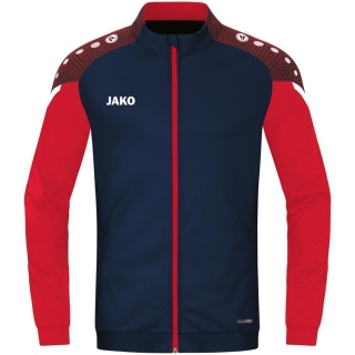 Polyesterjacke Performance marine/rot L