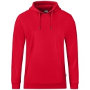Hooded sweater Organic red