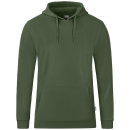 Hooded sweater Organic olive