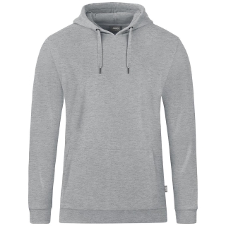 Hooded sweater Organic light grey melange