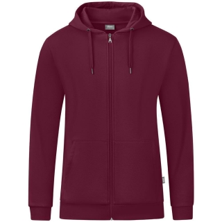 Kapuzenjacke Organic maroon