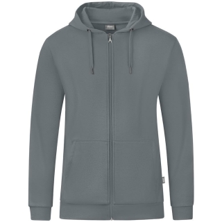 Kapuzenjacke Organic steingrau