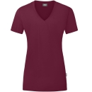 T-Shirt Organic  maroon L
